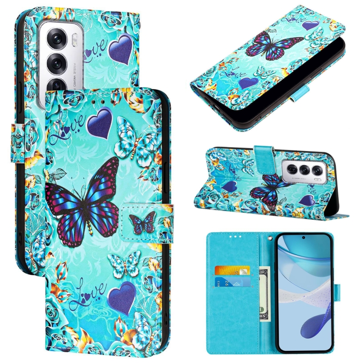For OPPO Reno12 Global Colored Drawing Pattern Plain Weave Leather Phone Case(Caring Butterfly)
For OPPO Reno12 Global Colored Drawing Pattern Plain Weave Leather Phone Case(Caring Butterfly)