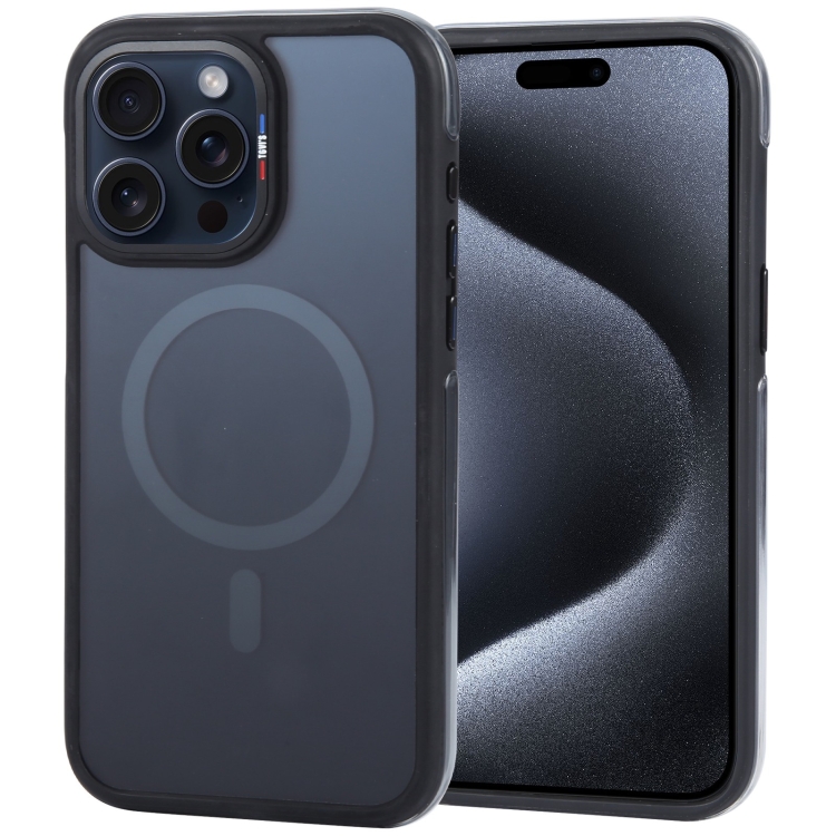 For iPhone 15 Pro TGVIS Vigor Series Airbag MagSafe Magnetic Phone Case(Transparent Black)
For iPhone 15 Pro TGVIS Vigor Series Airbag MagSafe Magnetic Phone Case(Transparent Black)