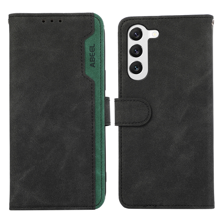 For Samsung Galaxy S23 5G ABEEL Color Block Magnetic RFID Leather Phone Case(Black-Green)
For Samsung Galaxy S23 5G ABEEL Color Block Magnetic RFID Leather Phone Case(Black-Green)