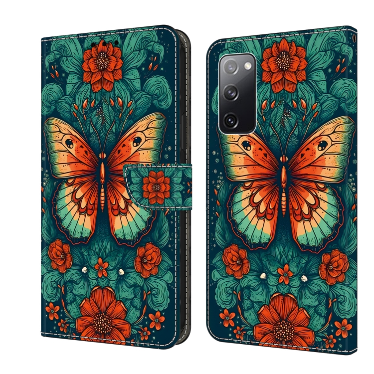 For Samsung Galaxy S20 FE 4G/5G Crystal Painted Leather Phone case(Flower Butterfly)
For Samsung Galaxy S20 FE 4G/5G Crystal Painted Leather Phone case(Flower Butterfly)