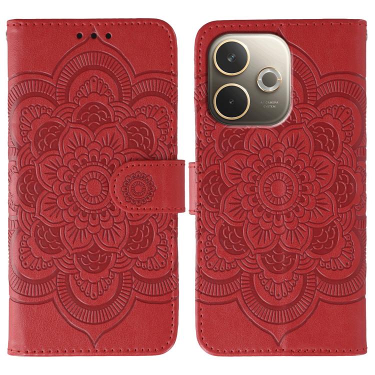 For OPPO A5 Pro 5G Global Sun Mandala Embossing Pattern Phone Leather Case(Red)
For OPPO A5 Pro 5G Global Sun Mandala Embossing Pattern Phone Leather Case(Red)