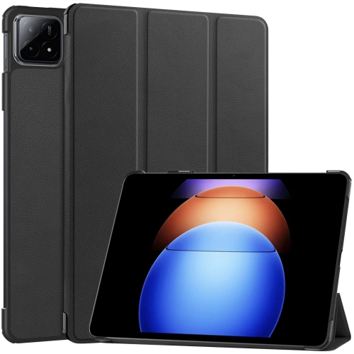 For Xiaomi Pad 6S Pro Custer Pure Color 3-Fold Holder Smart Leather Tablet Case(Black)
For Xiaomi Pad 6S Pro Custer Pure Color 3-Fold Holder Smart Leather Tablet Case(Black)