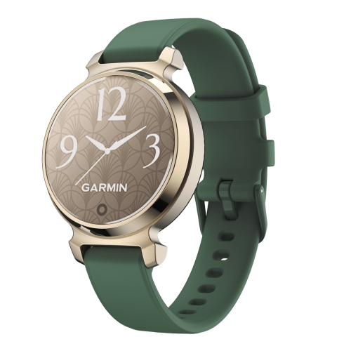 

For Garmin Lily 2 Silicone Watch Band Wristband(Dark Green)
