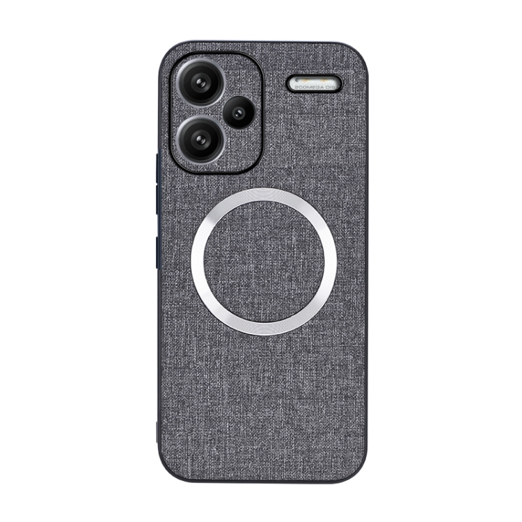 For Xiaomi Redmi Note 13 Pro+ CD Magsafe Magnetic Cloth Texture Phone Case(Grey)
For Xiaomi Redmi Note 13 Pro+ CD Magsafe Magnetic Cloth Texture Phone Case(Grey)