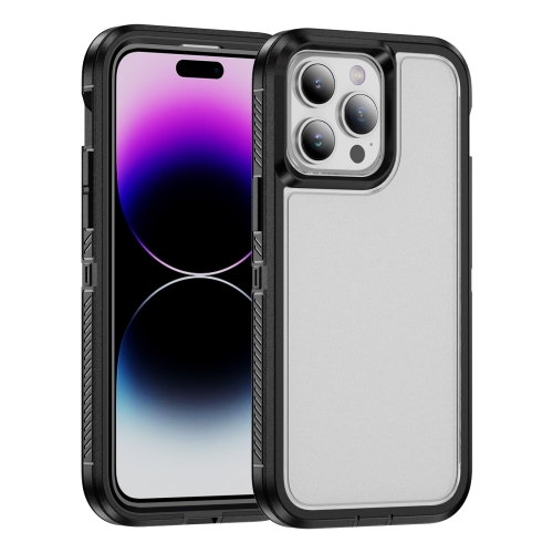 For iPhone 14 Pro Max Guard Life Waterproof Frosted Phone Case(Black+Transparent)
For iPhone 14 Pro Max Guard Life Waterproof Frosted Phone Case(Black+Transparent)