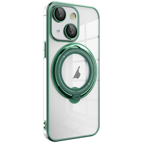 For iPhone 15 Plus Electroplating MagSafe 360 Degree Rotation Holder Shockproof Phone Case(Dark Green)
For iPhone 15 Plus Electroplating MagSafe 360 Degree Rotation Holder Shockproof Phone Case(Dark Green)