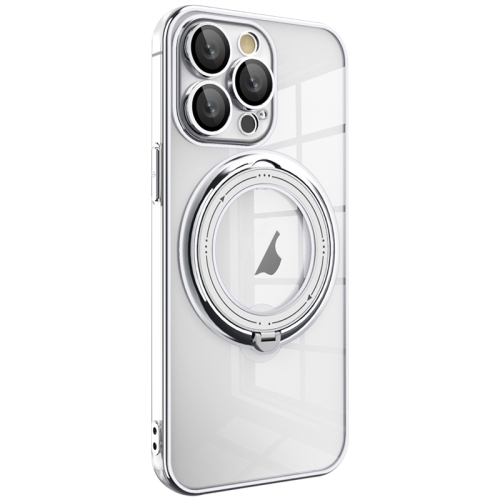 For iPhone 14 Pro Electroplating MagSafe 360 Degree Rotation Holder Shockproof Phone Case(Silver)
For iPhone 14 Pro Electroplating MagSafe 360 Degree Rotation Holder Shockproof Phone Case(Silver)