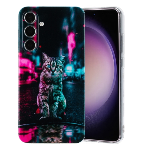 For Samsung Galaxy S24 5G Colorful Painting Pattern TPU Phone Case(Traffic Light Cat)
For Samsung Galaxy S24 5G Colorful Painting Pattern TPU Phone Case(Traffic Light Cat)