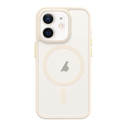 For iPhone 12 Metal Button Skin Feel Matte MagSafe Shockproof Phone Case(White)
For iPhone 12 Metal Button Skin Feel Matte MagSafe Shockproof Phone Case(White)