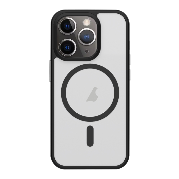 For iPhone 11 Pro Max Metal Button Skin Feel Matte MagSafe Shockproof Phone Case(Black)
For iPhone 11 Pro Max Metal Button Skin Feel Matte MagSafe Shockproof Phone Case(Black)