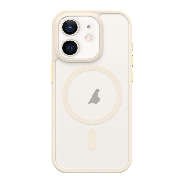 For iPhone 11 Metal Button Skin Feel Matte MagSafe Shockproof Phone Case(White)
For iPhone 11 Metal Button Skin Feel Matte MagSafe Shockproof Phone Case(White)