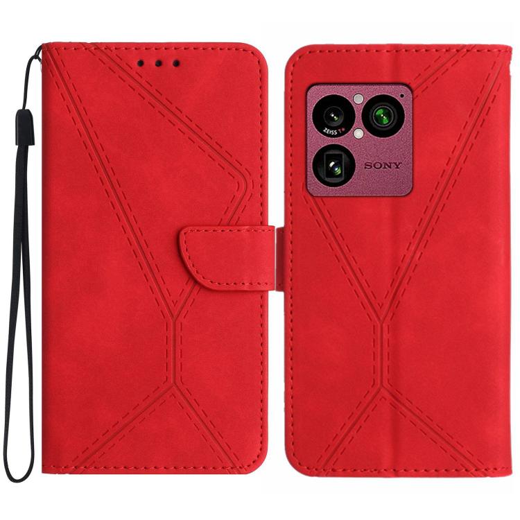 For Sony Xperia 1 VIII Stitching Embossed Leather Phone Case(Red)
For Sony Xperia 1 VIII Stitching Embossed Leather Phone Case(Red)