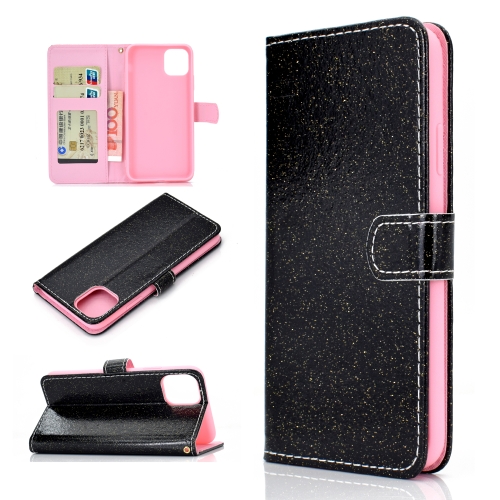 For iPhone 12 mini Glitter Powder Horizontal Flip Leather Case with Card Slots & Holder & Photo Frame & Wallet & Lanyard(Black)
For iPhone 12 mini Glitter Powder Horizontal Flip Leather Case with Card Slots & Holder & Photo Frame & Wallet & Lanyard(Black)
