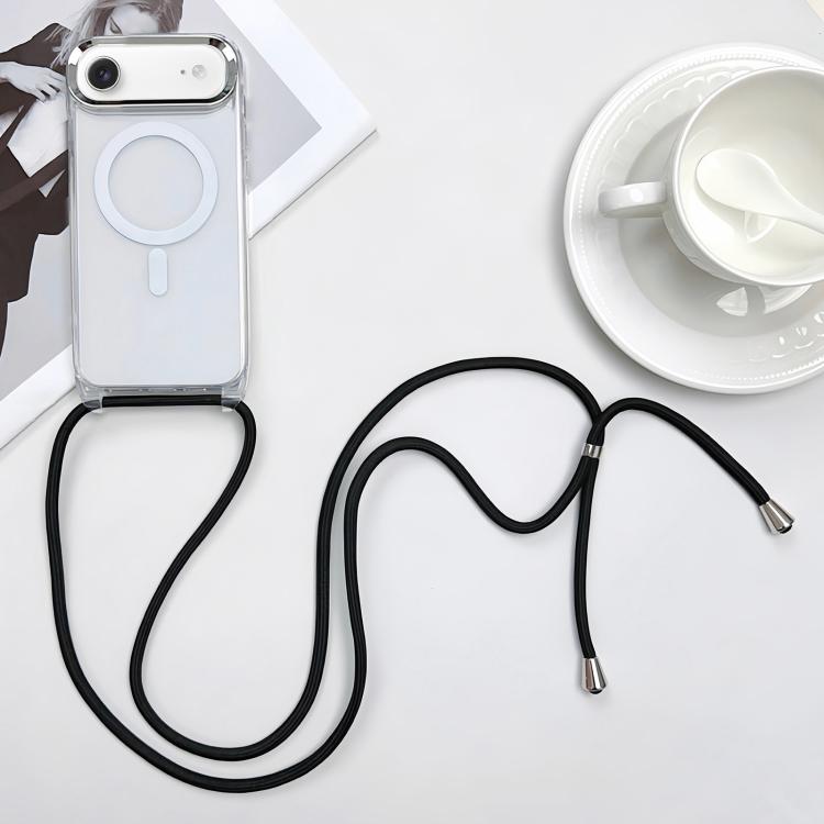 For iPhone Air MagSafe Magnetic PC + TPU Phone Case with Lanyard(Black)
For iPhone Air MagSafe Magnetic PC + TPU Phone Case with Lanyard(Black)