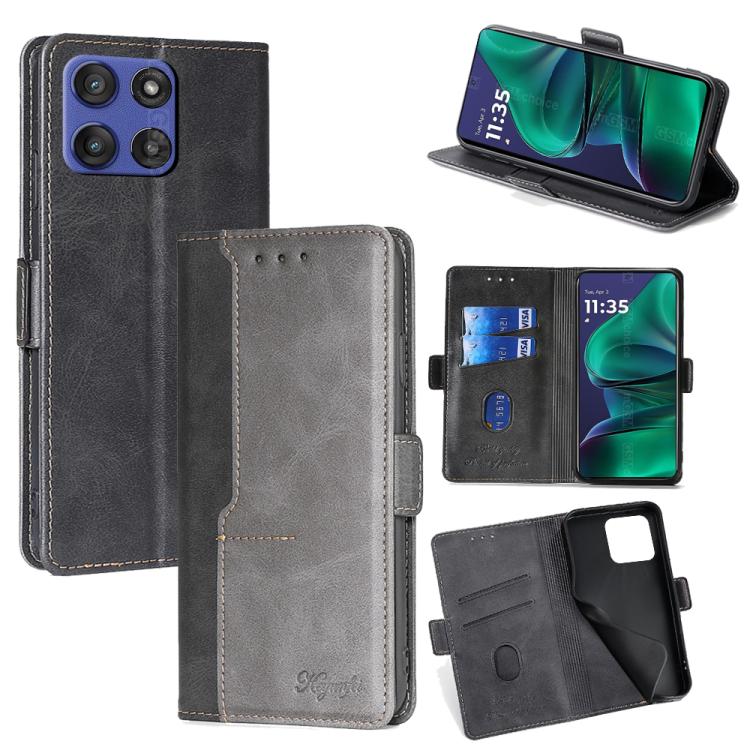 For Motorola Moto G Stylus 5G 2025 Contrast Color Side Buckle Leather Phone Case(Black + Grey)
For Motorola Moto G Stylus 5G 2025 Contrast Color Side Buckle Leather Phone Case(Black + Grey)