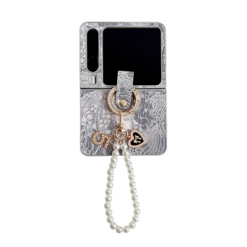 For Huawei Pura X Embroidery Style Full Coverage Phone Case with Ring Bead Chain(Grey)
For Huawei Pura X Embroidery Style Full Coverage Phone Case with Ring Bead Chain(Grey)