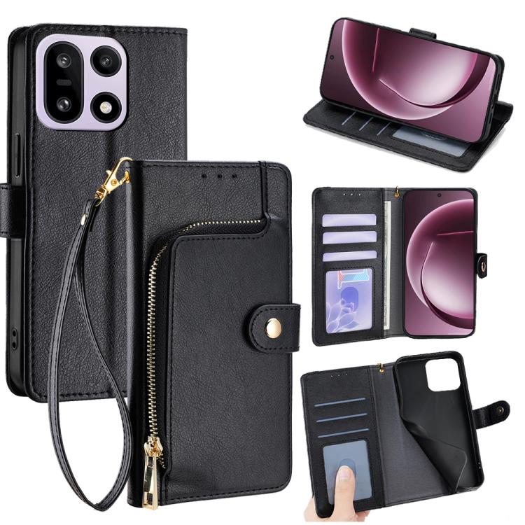 For OnePlus 15 5G Zipper Bag Leather Phone Case(Black)
For OnePlus 15 5G Zipper Bag Leather Phone Case(Black)