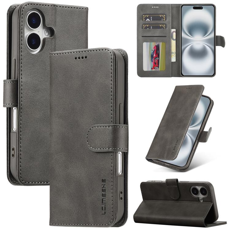 LC.IMEEKE Calf Texture Horizontal Flip Leather Case For iPhone 17(Grey)
LC.IMEEKE Calf Texture Horizontal Flip Leather Case For iPhone 17(Grey)