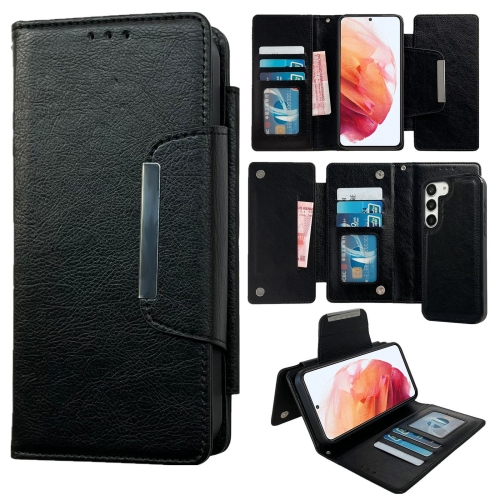 For Samsung Galaxy S21 5G Multifunctional 7-Card Wallet Leather Phone Case(Black)
For Samsung Galaxy S21 5G Multifunctional 7-Card Wallet Leather Phone Case(Black)