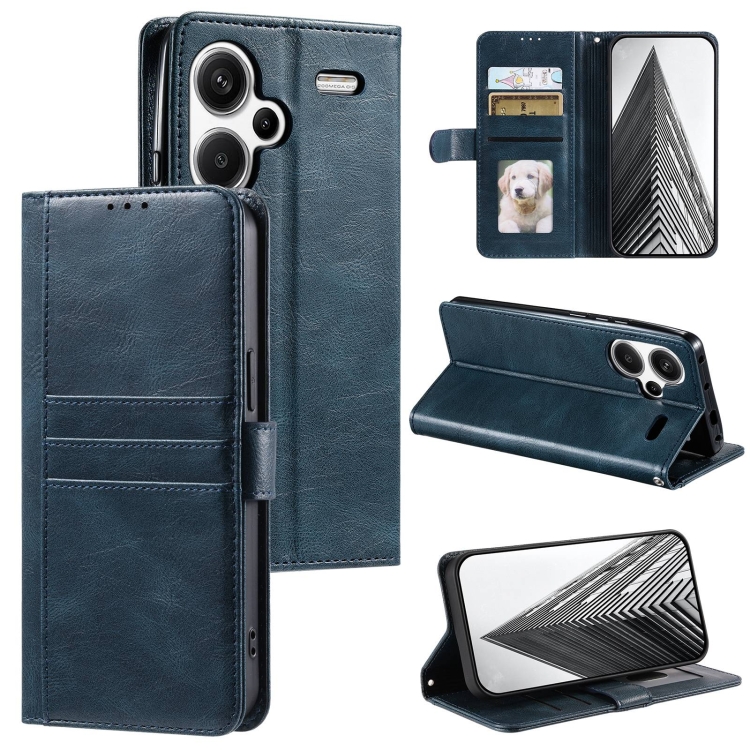 For Xiaomi Redmi Note 13 Pro+ Simple 6-Card Wallet Leather Phone Case(Navy Blue)
For Xiaomi Redmi Note 13 Pro+ Simple 6-Card Wallet Leather Phone Case(Navy Blue)