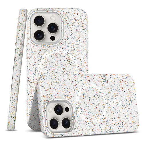 For iPhone 15 Pro Max Colorful Frosted Magsafe PC Hybrid TPU Phone Case(White)
For iPhone 15 Pro Max Colorful Frosted Magsafe PC Hybrid TPU Phone Case(White)