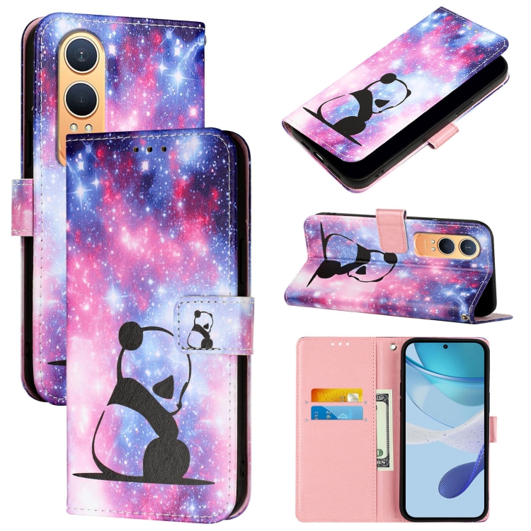For OnePlus Nord CE4 Lite Colored Drawing Pattern Plain Weave Leather Phone Case(Baby Panda)
For OnePlus Nord CE4 Lite Colored Drawing Pattern Plain Weave Leather Phone Case(Baby Panda)