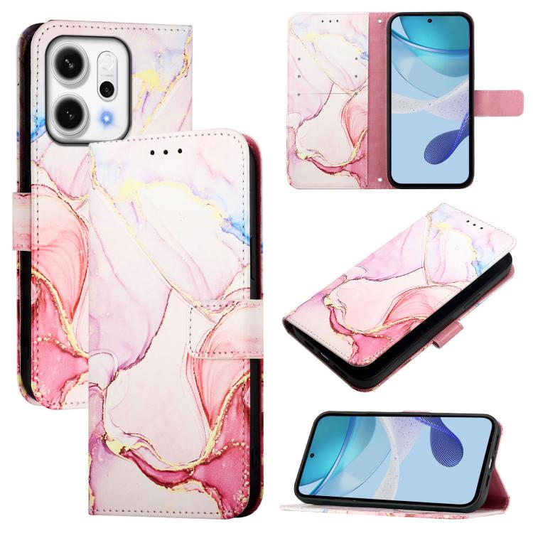 For OPPO Reno14 5G Global PT003 Marble Pattern Flip Leather Phone Case(Rose Gold)
For OPPO Reno14 5G Global PT003 Marble Pattern Flip Leather Phone Case(Rose Gold)