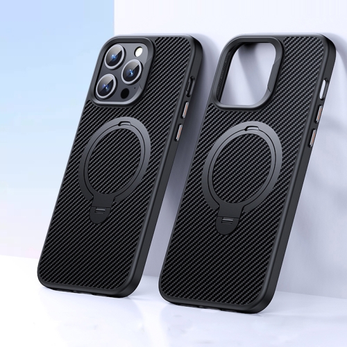 For iPhone 12 / 12 Pro Double Ring MagSafe Holder Carbon Fibre Phone Case(Black)
For iPhone 12 / 12 Pro Double Ring MagSafe Holder Carbon Fibre Phone Case(Black)
