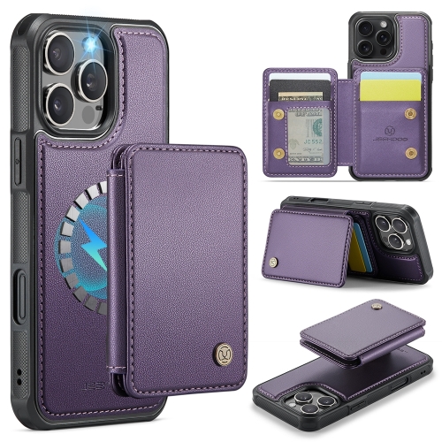 For iPhone 16 Pro JEEHOOD J05 Business Magnetic Style RFID Leather Phone Case(Purple)
For iPhone 16 Pro JEEHOOD J05 Business Magnetic Style RFID Leather Phone Case(Purple)
