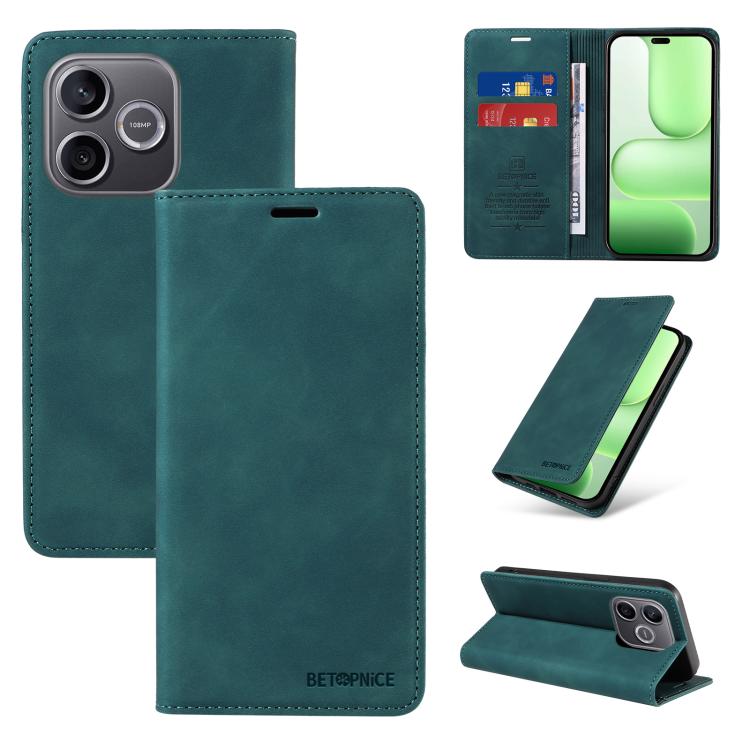 For Honor 600 Lite Global BETOPNICE Suction RFID Anti-theft Leather Phone Case(Green)
For Honor 600 Lite Global BETOPNICE Suction RFID Anti-theft Leather Phone Case(Green)
