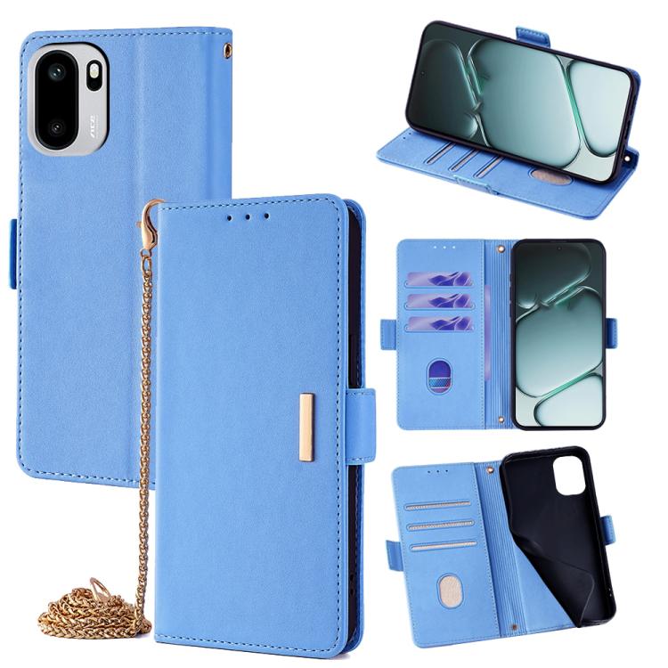 For OnePlus Ace 6 Crossbody Chain Leather Phone Case(Blue)
For OnePlus Ace 6 Crossbody Chain Leather Phone Case(Blue)