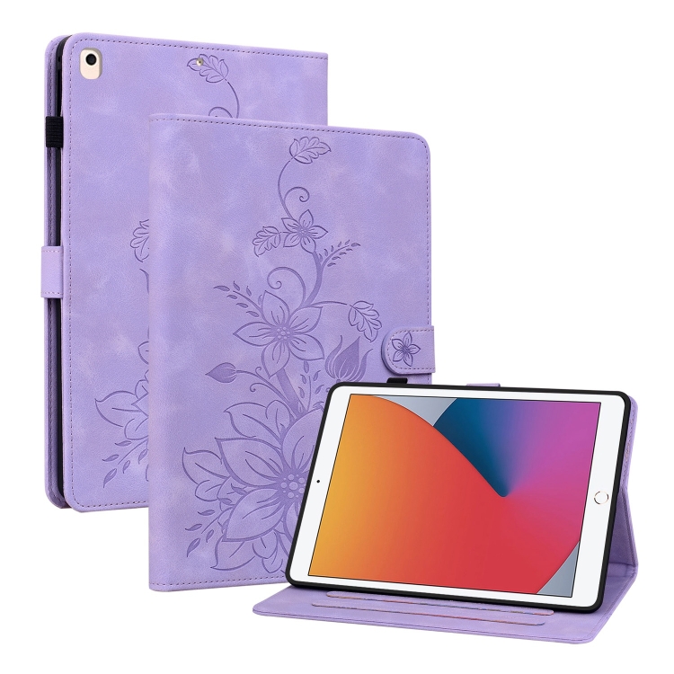 For iPad Air / Air 2 / 9.7 2017 / 2018 Lily Embossed Leather Smart Tablet Case(Purple)
For iPad Air / Air 2 / 9.7 2017 / 2018 Lily Embossed Leather Smart Tablet Case(Purple)
