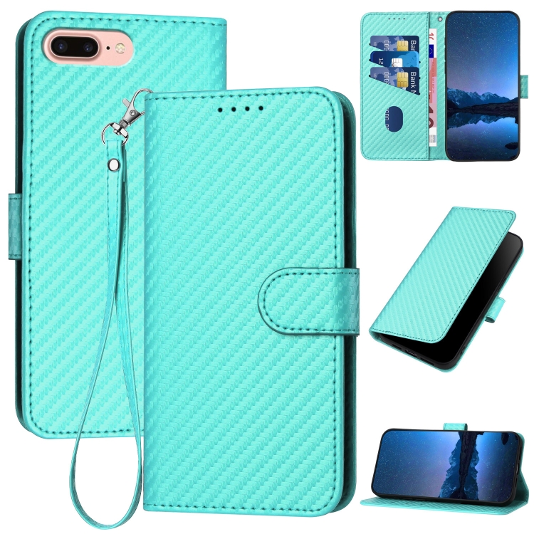 For iPhone 8 Plus / 7 Plus YX0070 Carbon Fiber Buckle Leather Phone Case with Lanyard(Light Blue)
For iPhone 8 Plus / 7 Plus YX0070 Carbon Fiber Buckle Leather Phone Case with Lanyard(Light Blue)
