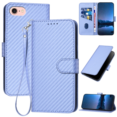 For iPhone SE 2022 / SE 2020 / 8 / 7 YX0070 Carbon Fiber Buckle Leather Phone Case with Lanyard(Light Purple)
For iPhone SE 2022 / SE 2020 / 8 / 7 YX0070 Carbon Fiber Buckle Leather Phone Case with Lanyard(Light Purple)