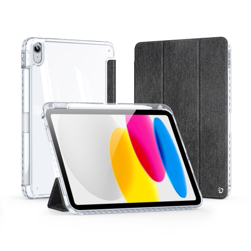 

For iPad 10th Gen 10.9 2022 DUX DUCIS Unid Series PU+TPU Smart Tablet Case(Black)