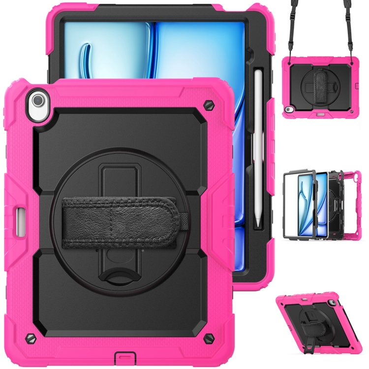 For iPad Air 13 2024 / Air 13 2025 Silicone Hybrid PC Tablet Protective Case(Black+Rose Red)
For iPad Air 13 2024 / Air 13 2025 Silicone Hybrid PC Tablet Protective Case(Black+Rose Red)