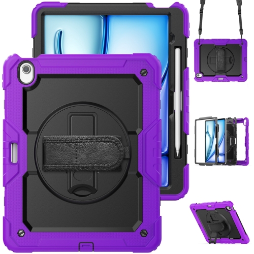 For iPad Air 13 2024 / Air 13 2025 Silicone Hybrid PC Tablet Protective Case(Purple+Black)
For iPad Air 13 2024 / Air 13 2025 Silicone Hybrid PC Tablet Protective Case(Purple+Black)