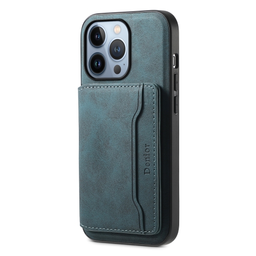 For iPhone 13 Pro Denior D13 Retro Texture Leather MagSafe Card Bag Phone Case(Blue)
For iPhone 13 Pro Denior D13 Retro Texture Leather MagSafe Card Bag Phone Case(Blue)