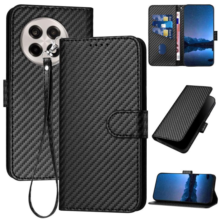 For OnePlus Ace 5 / 13R Global YX0070 Carbon Fiber Buckle Leather Phone Case with Lanyard(Black)
For OnePlus Ace 5 / 13R Global YX0070 Carbon Fiber Buckle Leather Phone Case with Lanyard(Black)
