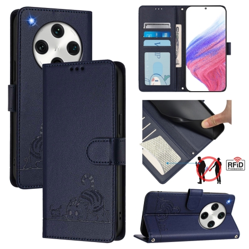 For OPPO Find X8 Pro Cat Rat Embossed Pattern RFID Leather Phone Case with Lanyard(Blue)
For OPPO Find X8 Pro Cat Rat Embossed Pattern RFID Leather Phone Case with Lanyard(Blue)