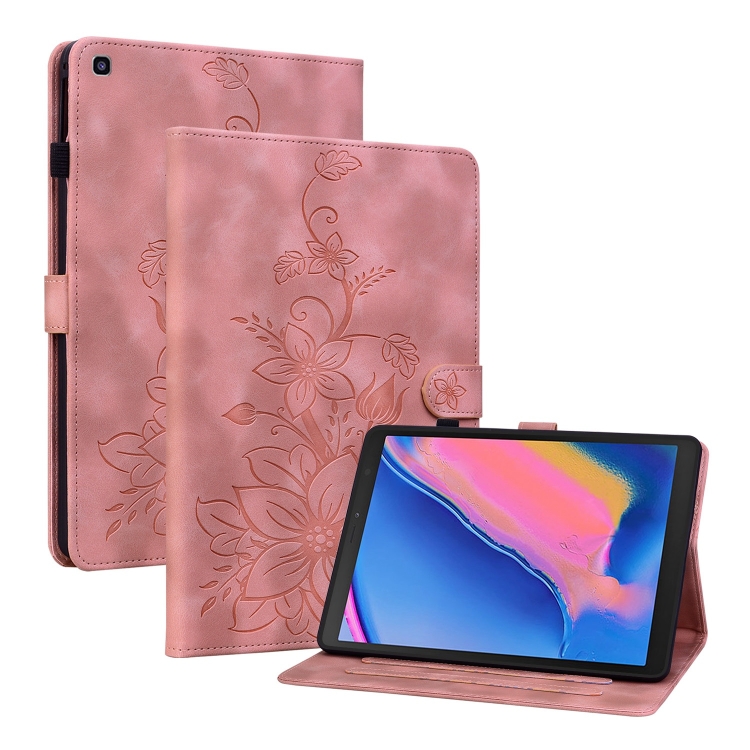 For Samsung Galaxy Tab A 8.0 2019 Lily Embossed Leather Tablet Case(Pink)
For Samsung Galaxy Tab A 8.0 2019 Lily Embossed Leather Tablet Case(Pink)