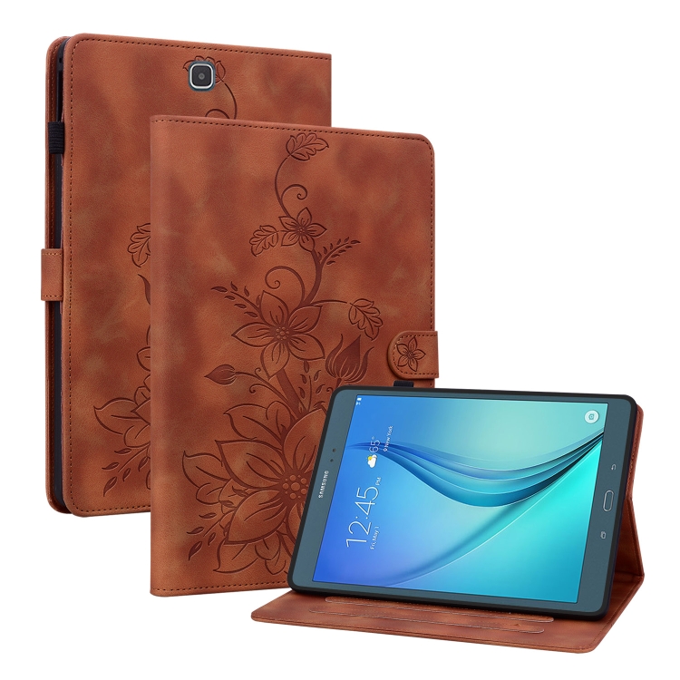 For Samsung Galaxy Tab A 9.7 T550 T555 Lily Embossed Leather Tablet Case(Brown)
For Samsung Galaxy Tab A 9.7 T550 T555 Lily Embossed Leather Tablet Case(Brown)