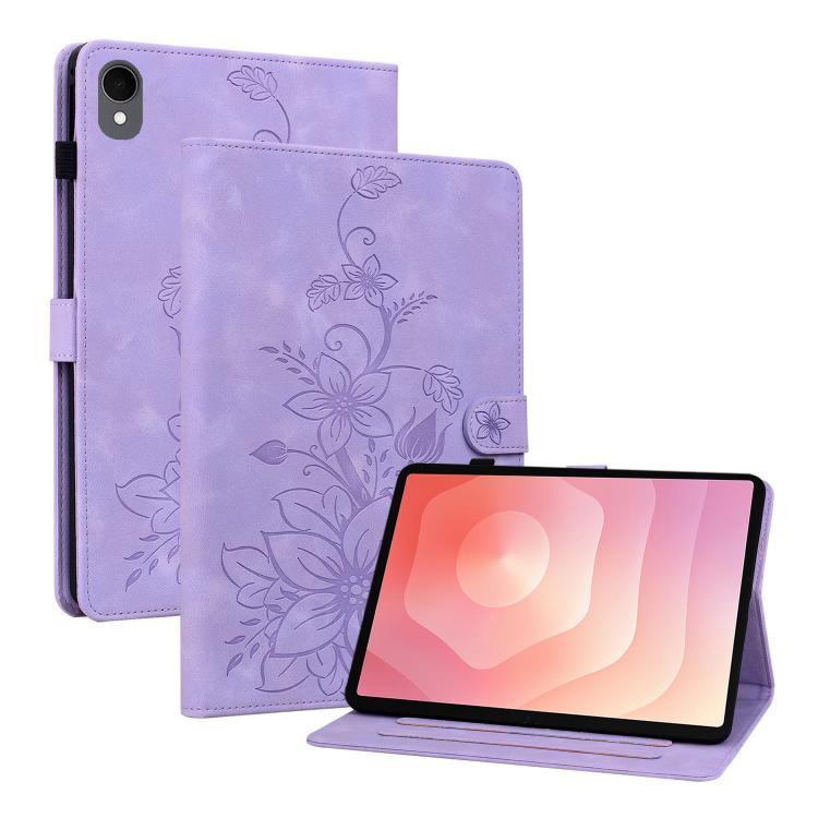 For Samsung Galaxy Tab S11 Lily Embossed Leather Tablet Case(Purple)
For Samsung Galaxy Tab S11 Lily Embossed Leather Tablet Case(Purple)