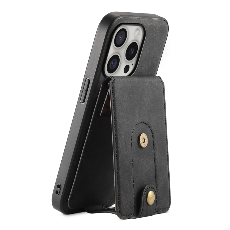 For iPhone 16 Pro Denior D14 NK Retro Pattern MagSafe Magnetic Card Holder Leather Phone Case(Black)
For iPhone 16 Pro Denior D14 NK Retro Pattern MagSafe Magnetic Card Holder Leather Phone Case(Black)
