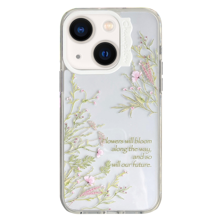 For iPhone 13 Colorful Wave Circle Creative Pattern Phone Case(White Flower)
For iPhone 13 Colorful Wave Circle Creative Pattern Phone Case(White Flower)