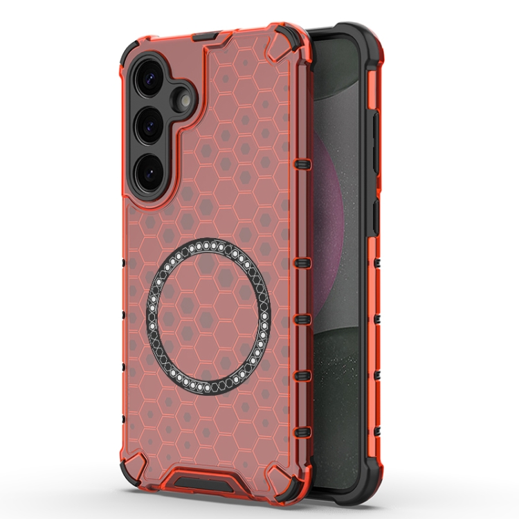 or Samsung Galaxy S25+ 5G Honeycomb Magnetic Ring Shockproof Phone Case(Red)
or Samsung Galaxy S25+ 5G Honeycomb Magnetic Ring Shockproof Phone Case(Red)
