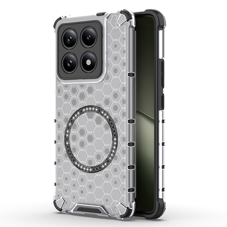 For Xiaomi 14T 5G Global Honeycomb Magnetic Ring Shockproof Phone Case(White)
For Xiaomi 14T 5G Global Honeycomb Magnetic Ring Shockproof Phone Case(White)