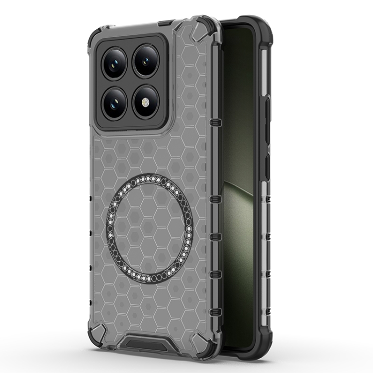 For Xiaomi 14T 5G Global Honeycomb Magnetic Ring Shockproof Phone Case(Black)
For Xiaomi 14T 5G Global Honeycomb Magnetic Ring Shockproof Phone Case(Black)