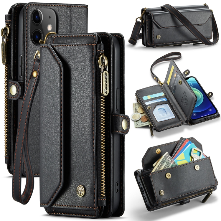 For iPhone 12 mini CaseMe C36 Card Slots Zipper Wallet RFID Anti-theft Leather Phone Case(Black)
For iPhone 12 mini CaseMe C36 Card Slots Zipper Wallet RFID Anti-theft Leather Phone Case(Black)