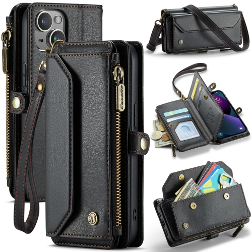 For iPhone 13 mini CaseMe C36 Card Slots Zipper Wallet RFID Anti-theft Leather Phone Case(Black)
For iPhone 13 mini CaseMe C36 Card Slots Zipper Wallet RFID Anti-theft Leather Phone Case(Black)
